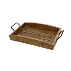 Decoris Dienblad - Mangohout - Met Handvaten - 54 X 30 Cm -Tafel Benodigdheden Winkel 1000002099 0102