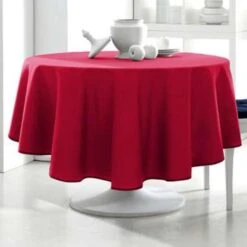 Today Rond Tafelkleed Rood - 180cm -Tafel Benodigdheden Winkel 1000002205 0102