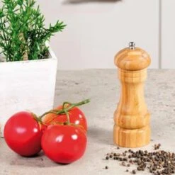 Merkloos Kesper Pepermolen Of Zoutmolen - Bamboehout - 16 Cm -Tafel Benodigdheden Winkel 1000003083 0101