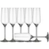 Champagneglazen Carre - 6 Stuks - Glas - 220 Ml