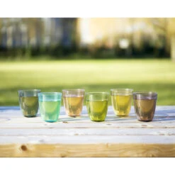 6x Stuks Gekleurde Waterglazen/drinkglazen Cosy Moments 310 Ml -Tafel Benodigdheden Winkel 1000005279 0103