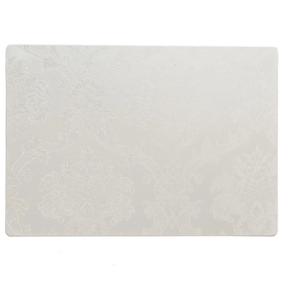 Wicotex Placemat Amatista - Wit - Antislip - 43 X 30 Cm 1 Wicotex Placemat Amatista - Wit - Antislip - 43 X 30 Cm