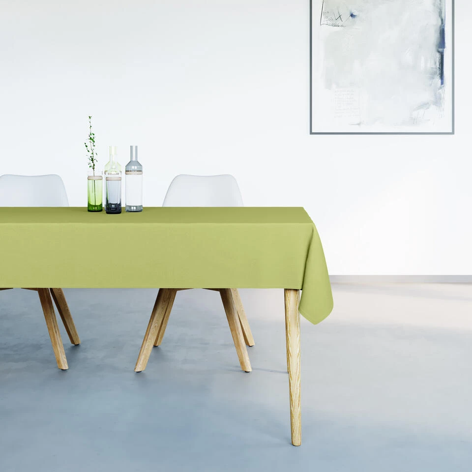 Mistral Home - Tafelkleed Waterafstotend - 150x250 Cm - Gras Groen 2 Mistral Home - Tafelkleed Waterafstotend - 150x250 Cm - Gras Groen - Afbeelding 2