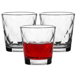 Bormioli Rocco Drinkglazen Kaleido - 3 Stuks - Glas - 240 Ml