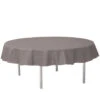 Grijs Rond Tafelkleed/tafellaken 240 Cm Non Woven Polypropyleen
