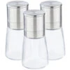 HI Kruidenmolen Set - 3-delig - Elektrisch - RVS Met Glas