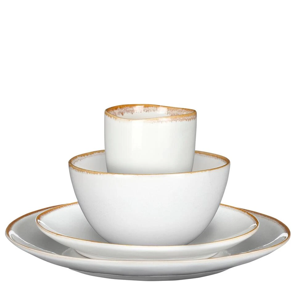 Mica Decorations Tabo Serviesset 4 Persoons Keramiek Wit 1 Mica Decorations Tabo Serviesset 4 Persoons Keramiek Wit