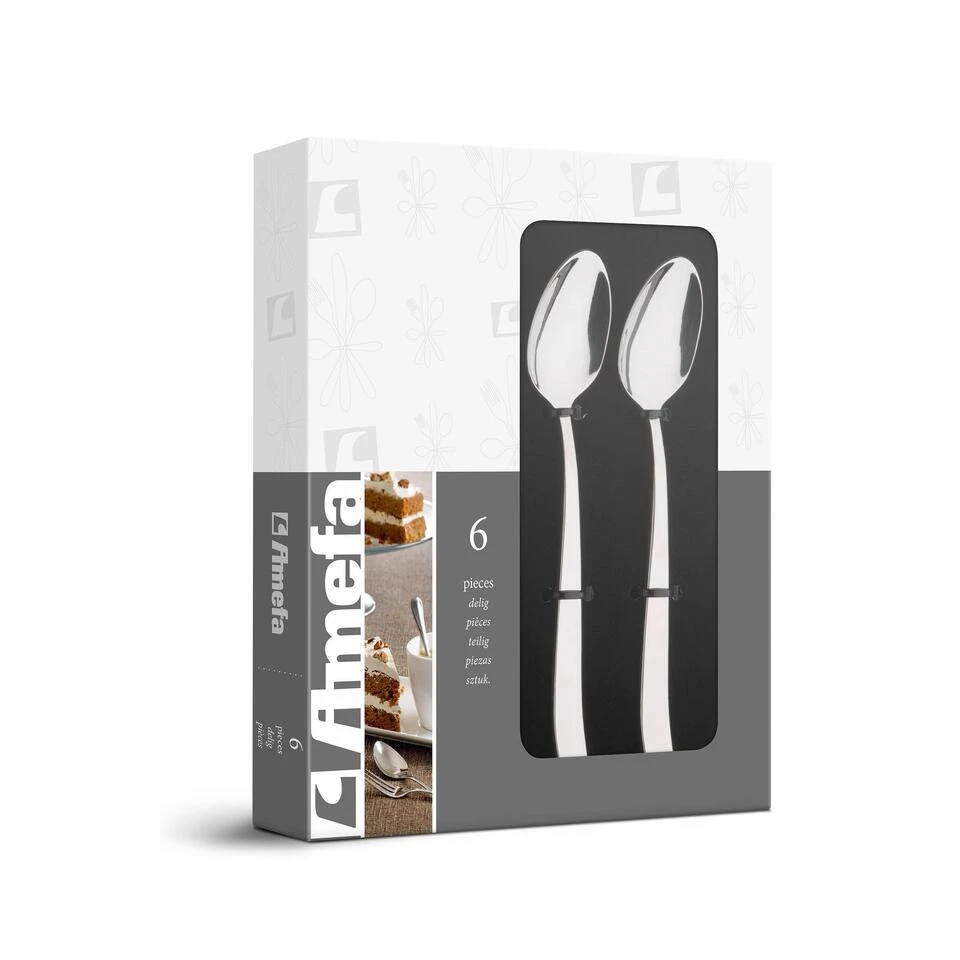 Amefa Metropole 6 Medium Theelepels 2 Amefa Metropole 6 Medium Theelepels - Afbeelding 2