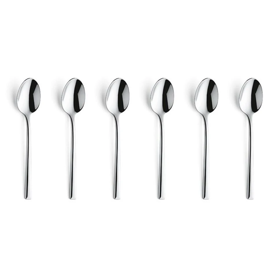 Amefa Metropole 6 Medium Theelepels 1 Amefa Metropole 6 Medium Theelepels