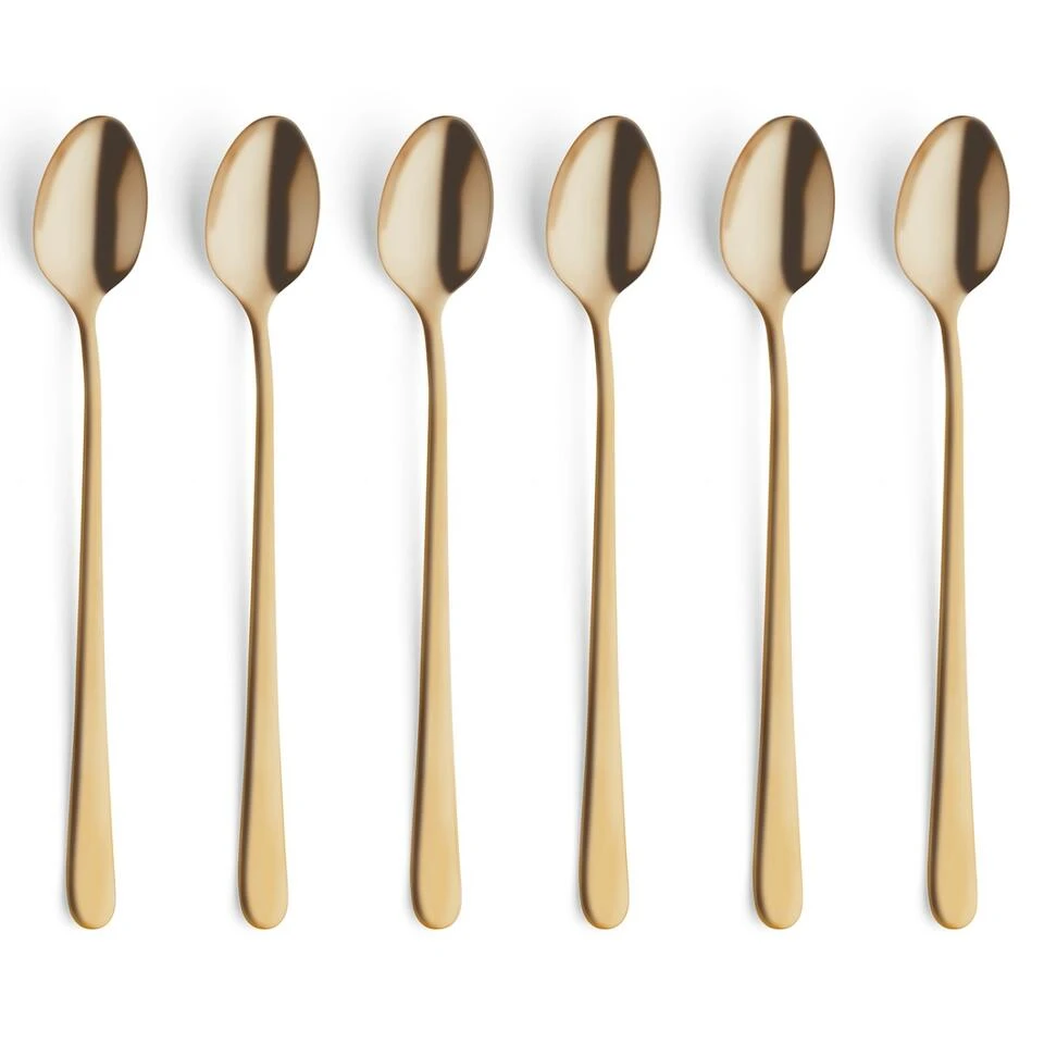 Amefa Austin Gold 6 Theelepels 1 Amefa Austin Gold 6 Theelepels