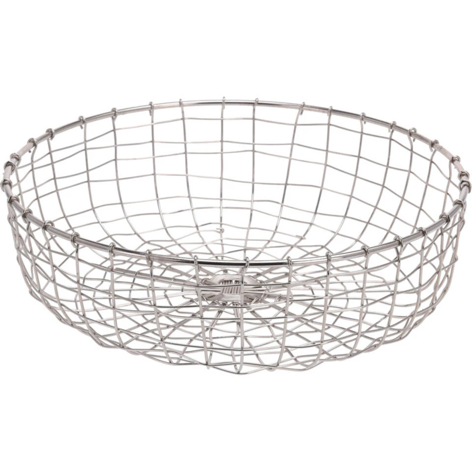 Merkloos Fruitschalen - 2 Stuks - Metaal - Zilverkleurig - 34 Cm 2 Merkloos Fruitschalen - 2 Stuks - Metaal - Zilverkleurig - 34 Cm - Afbeelding 2