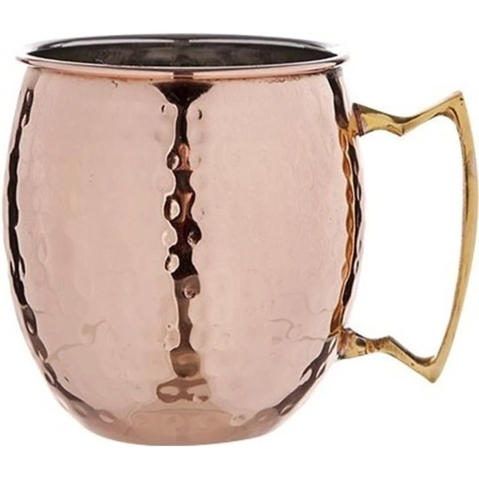 Cosy & Trendy Cocktailglazen Moscow Mule - Gehamerd Koper - 450 Ml 1 Cosy & Trendy Cocktailglazen Moscow Mule - Gehamerd Koper - 450 Ml