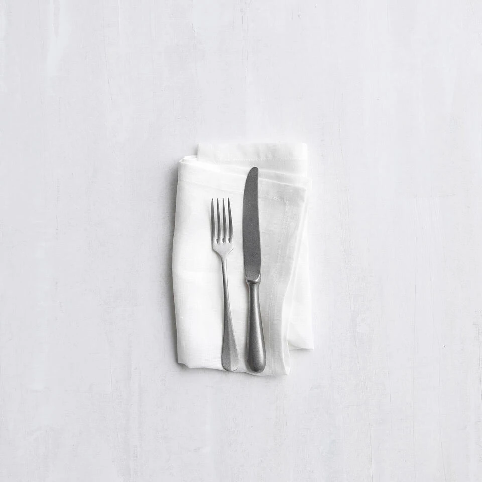 DDDDD Servetten Cabin - 40x40cm - Wit - 4 Stuks 2 DDDDD Servetten Cabin - 40x40cm - Wit - 4 Stuks - Afbeelding 2