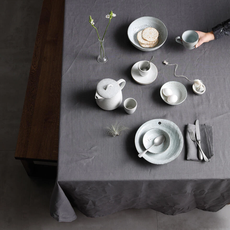 DDDDD Tafellaken Cabin - Linnen - 140 X 300 Cm - Grijs 4 DDDDD Tafellaken Cabin - Linnen - 140 X 300 Cm - Grijs - Afbeelding 4