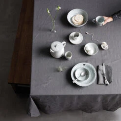 DDDDD Tafellaken Cabin - 140 X 250 Cm - Grijs -Tafel Benodigdheden Winkel 1000029124 0103