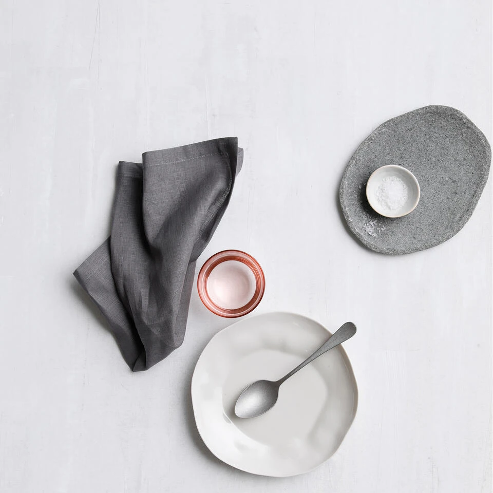 DDDDD Servetten Cabin - 40x40cm - Grijs - 4 Stuks 3 DDDDD Servetten Cabin - 40x40cm - Grijs - 4 Stuks - Afbeelding 3