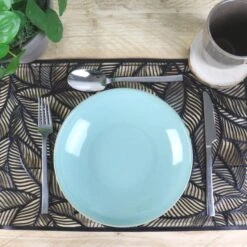 Orange85 Diepe Borden 6 Stuks Aardewerk 22 Cm Ovenbestendig Roze Blauw Groen -Tafel Benodigdheden Winkel 1000033078 0111