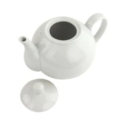 Orange85 Theepot Wit 1,1L 18x15x16cm Porselein -Tafel Benodigdheden Winkel 1000033124 0110