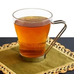 Orange85 Theeglazen Koffieglazen Met Oor 230 Ml 6 Stuks Transparant -Tafel Benodigdheden Winkel 1000033206 0111