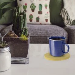 Orange85 Onderzetters Rond Bamboe 4 Stuks -Tafel Benodigdheden Winkel 1000033224 0110