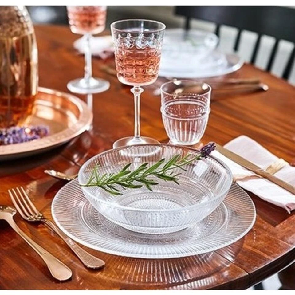 Luminarc Saladeschaal - Glas - Serveerschaal Rond - 26 Cm 2 Luminarc Saladeschaal - Glas - Serveerschaal Rond - 26 Cm - Afbeelding 2