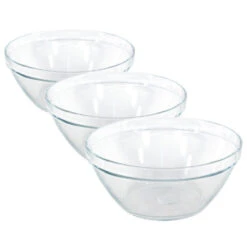 Gerim Saladeschaal Pompei - Glas - 2.5 Liter - 23 Cm -Tafel Benodigdheden Winkel 1000034351 0103