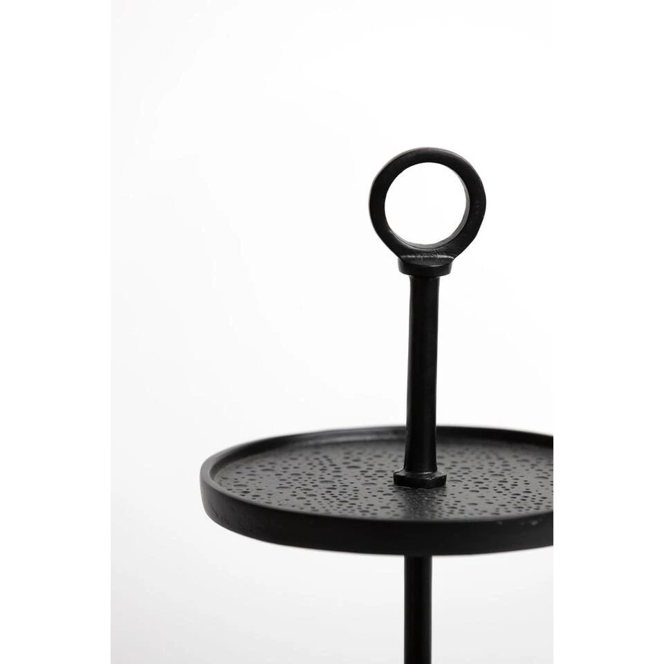 Etagère Lutek - Zwart - 2 Laags 3 Etagère Lutek - Zwart - 2 Laags - Afbeelding 3