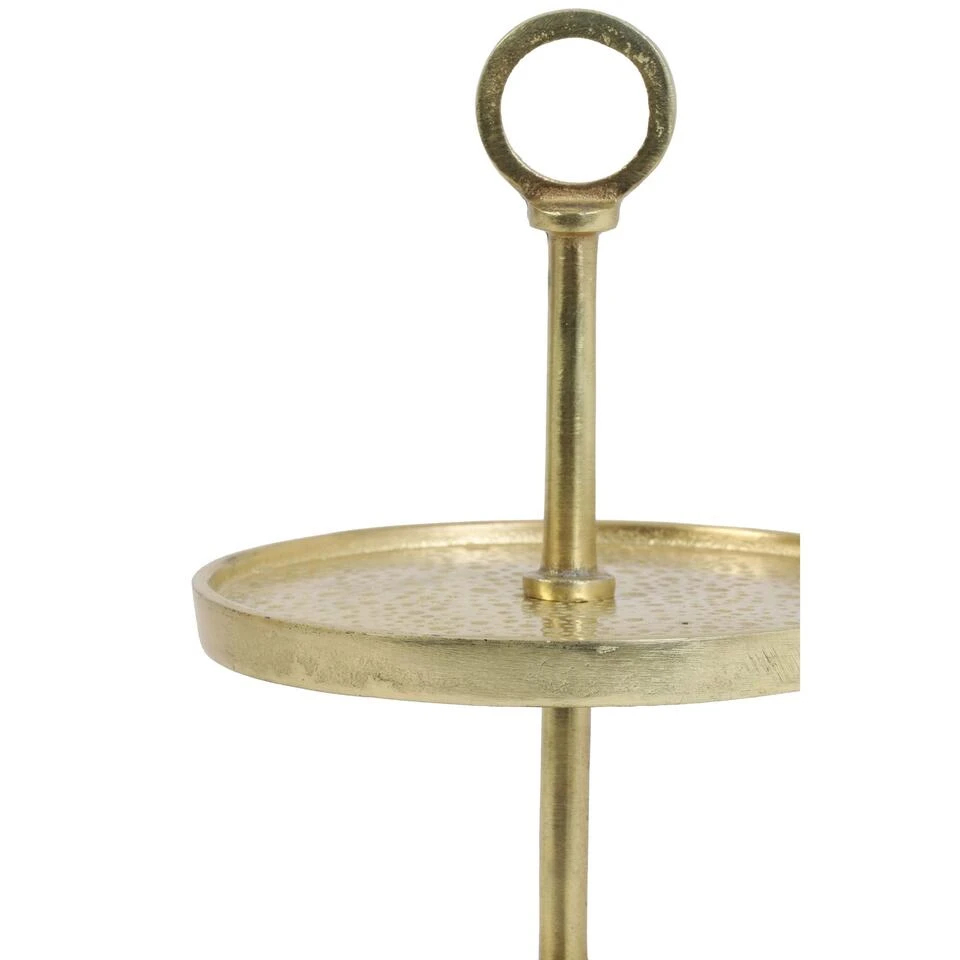 Etagère Lutek - Goud - 3 Laags 4 Etagère Lutek - Goud - 3 Laags - Afbeelding 4