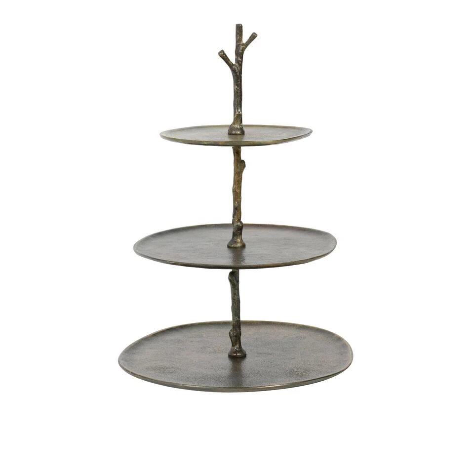 Etagère Tresa - Antiek Brons - 3 Laags 3 Etagère Tresa - Antiek Brons - 3 Laags - Afbeelding 3