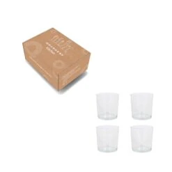 Orange85 Drinkglazen Pinta Rond 360 Ml Set Van 4 -Tafel Benodigdheden Winkel 1000040046 0111