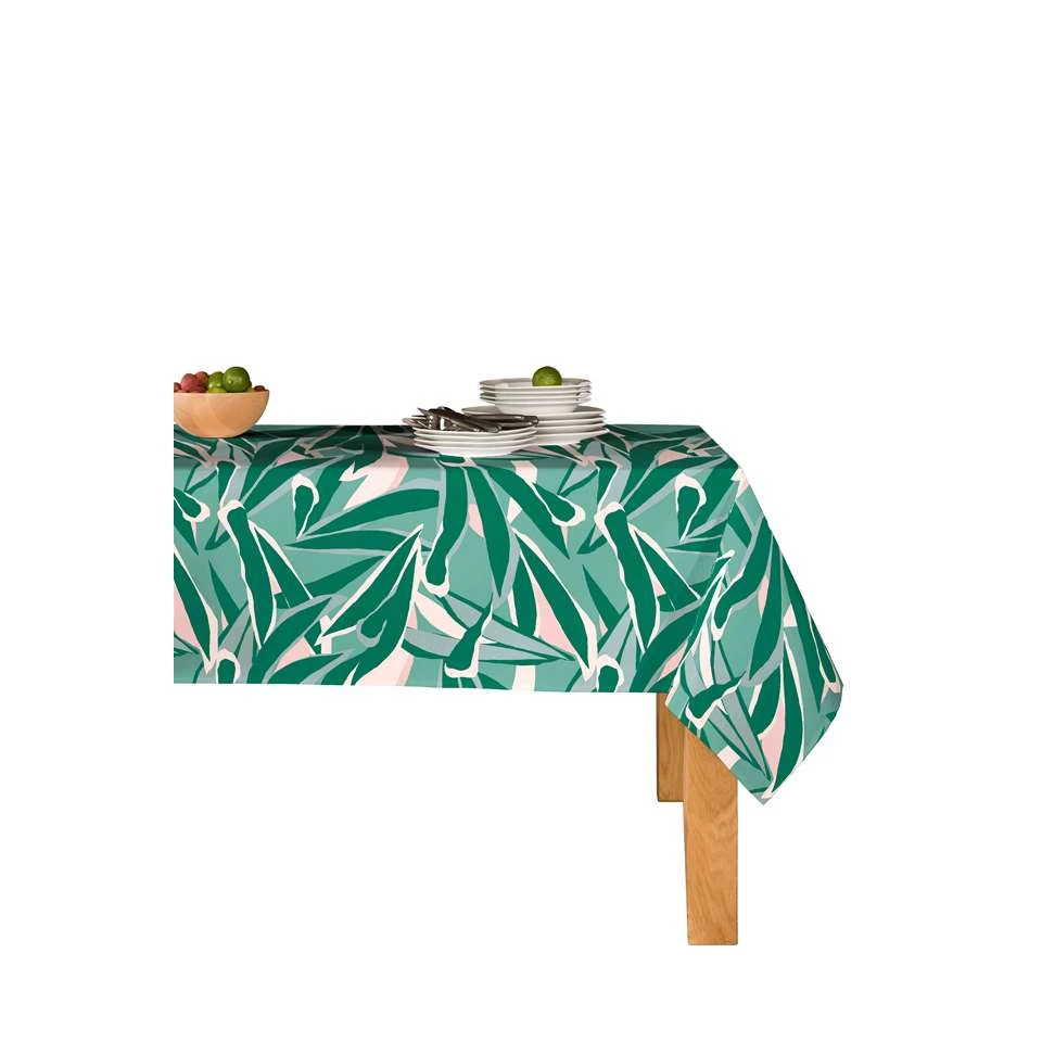 Mistral Home Tafelzeil-140x240 Cm-Tafellaken PEVA-Afwasbaar-Gebloemd Groen Wit 1 Mistral Home Tafelzeil-140x240 Cm-Tafellaken PEVA-Afwasbaar-Gebloemd Groen Wit