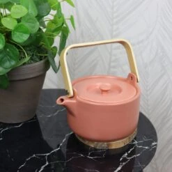 Orange85 Theepot Terracotta Kleur 80cl Aardewerk -Tafel Benodigdheden Winkel 1000041055 0111