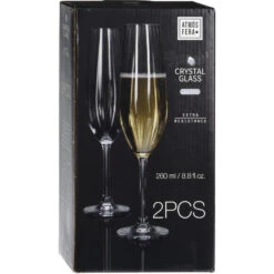 Merkloos Atmos Fera Champagneglazen - 2 Stuks - Kristalglas - 260 Ml 5 Merkloos Atmos Fera Champagneglazen - 2 Stuks - Kristalglas - 260 Ml -Tafel Benodigdheden Winkel 1000043985 0102