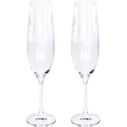 Merkloos Atmos Fera Champagneglazen - 2 Stuks - Kristalglas - 260 Ml