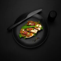 Orange85 Bordenset Dinerbord Borden Plat Set Van 6 Mat Zwart Diameter 27cm -Tafel Benodigdheden Winkel 1000049520 0110