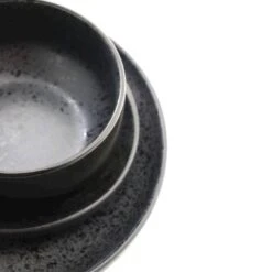 Orange85 Ontbijtbord Zwart 2 Stuks Aardewerk 18 Cm -Tafel Benodigdheden Winkel 1000049526 0110