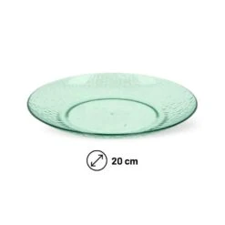 Orange85 Borden Set Van 6 Stuks Groen Transparant Plastic Kunststof -Tafel Benodigdheden Winkel 1000049527 0110