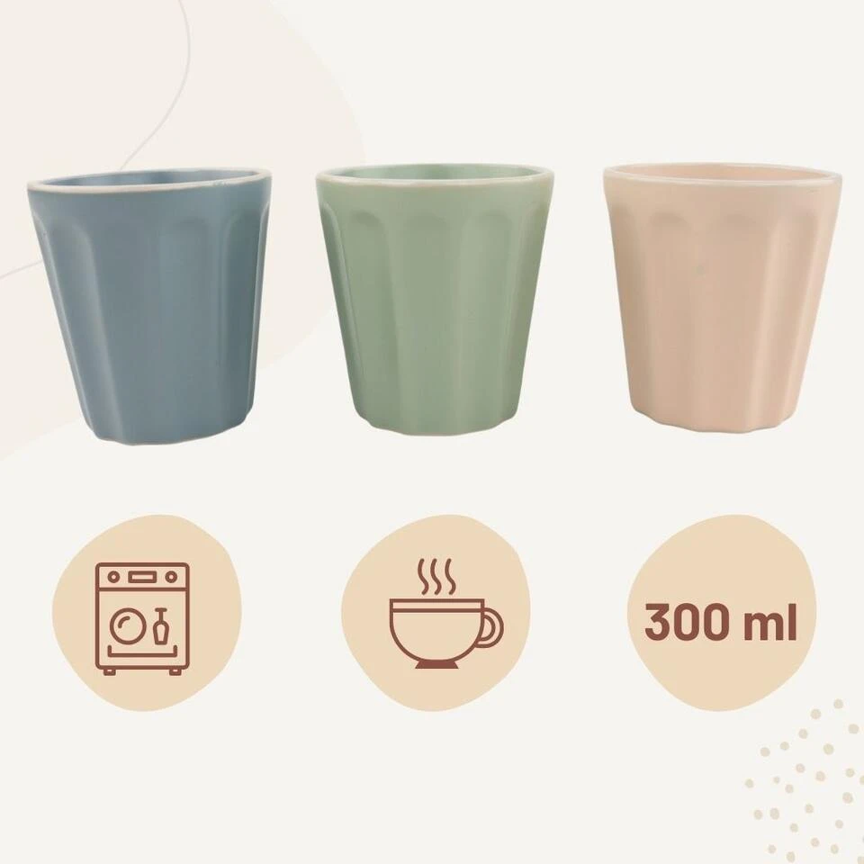 Orange85 Koffiebeker Bekers Kopjes Pastel Roze Mintgroen Zachtgrijs 7x7.7 Cm 4 Orange85 Koffiebeker Bekers Kopjes Pastel Roze Mintgroen Zachtgrijs 7x7.7 Cm - Afbeelding 4