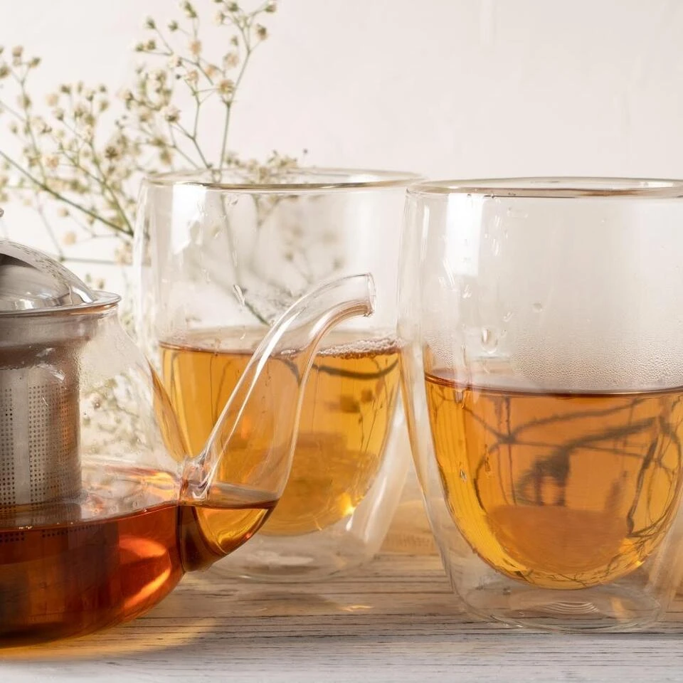 Orange85 Dubbelwandige Koffieglazen Theeglazen Set 6 Stuks Doorzichtig 180ml 2 Orange85 Dubbelwandige Koffieglazen Theeglazen Set 6 Stuks Doorzichtig 180ml - Afbeelding 2