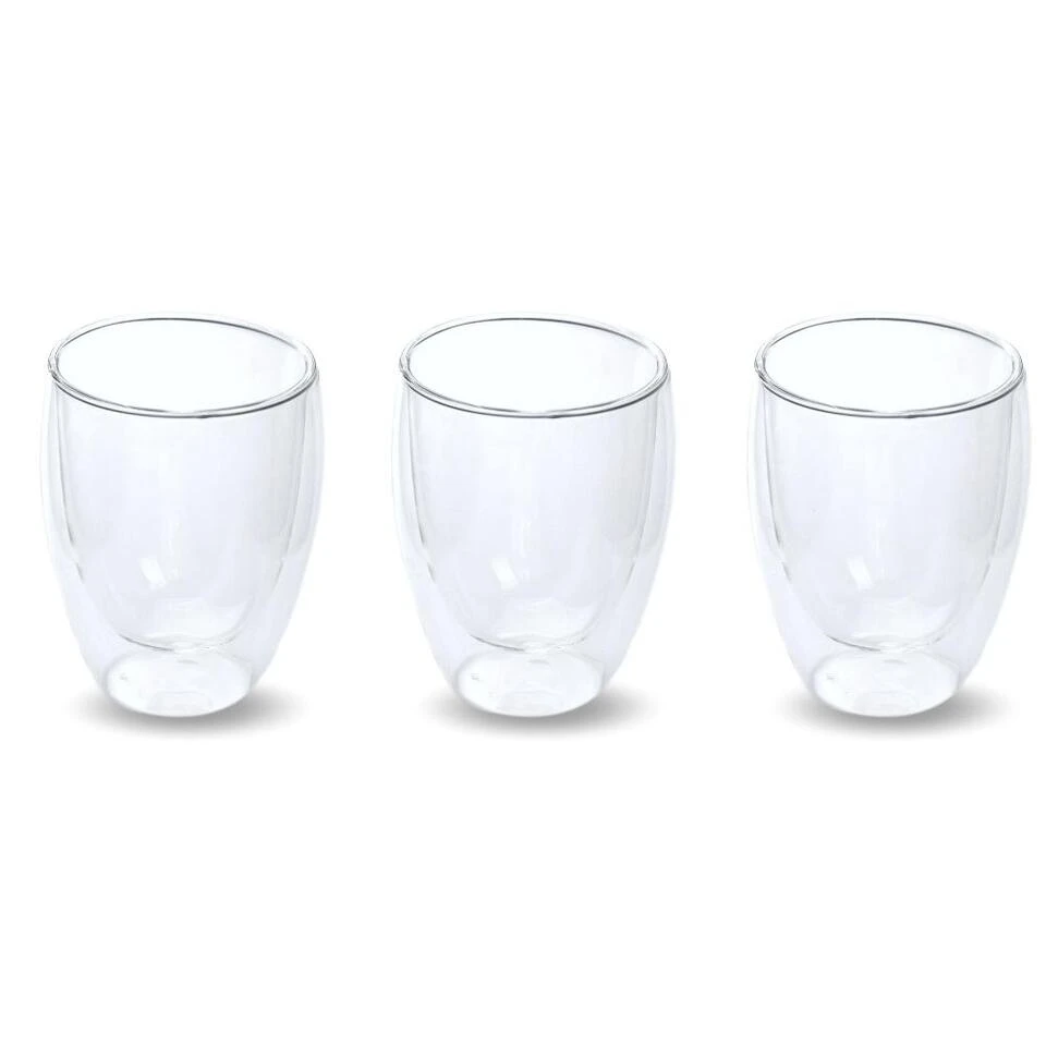 Orange85 Dubbelwandige Koffieglazen Theeglazen Set 6 Stuks Doorzichtig 180ml 3 Orange85 Dubbelwandige Koffieglazen Theeglazen Set 6 Stuks Doorzichtig 180ml - Afbeelding 3