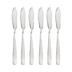 Orange85 RVS Vismes 6 Stuks 20.5 Cm Viscouvert