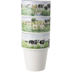 Wiebe Van Der Zee Giftset 3 Melkbekers 26 Cl. -Tafel Benodigdheden Winkel 1000055163 0102