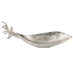 Beliani Decoratieve Schaal ANGKOR - Zilver Aluminium 7 Beliani Decoratieve Schaal ANGKOR - Zilver Aluminium -Tafel Benodigdheden Winkel 1000058296 0103