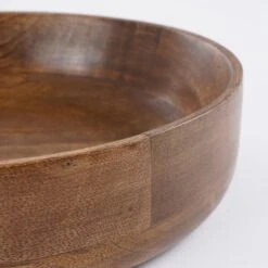 Mica Decorations Tomar Schaal - H6 X Ø26 Cm - Mangohout - Donkerbruin -Tafel Benodigdheden Winkel 1000058459 0101