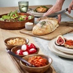 Mica Decorations Tomar Schaal - H6 X Ø26 Cm - Mangohout - Donkerbruin -Tafel Benodigdheden Winkel 1000058459 0111