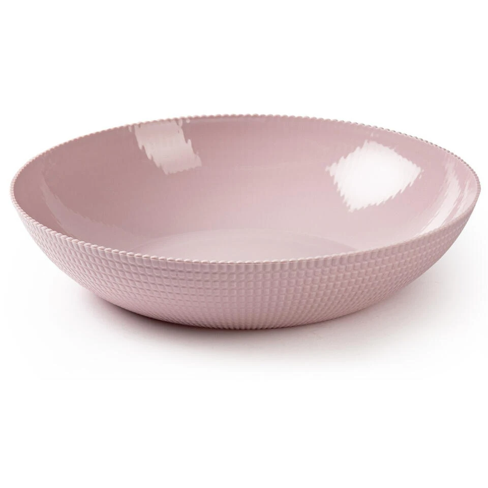 Forte Plastics - Fruitschaal - Kunststof - Oud Roze - D30 Cm 1 Forte Plastics - Fruitschaal - Kunststof - Oud Roze - D30 Cm