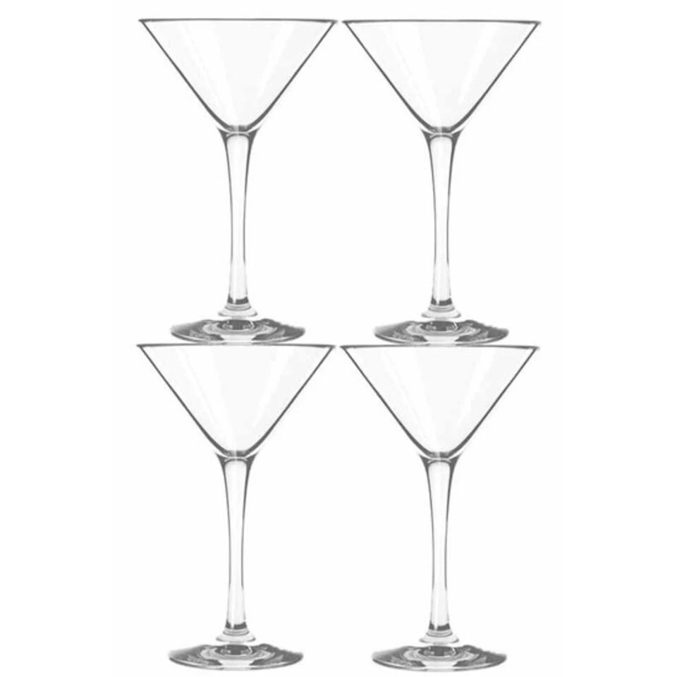 Royal Leerdam Cocktailglas - 4 Stuks - Martini - Glas - 250 Ml 1 Royal Leerdam Cocktailglas - 4 Stuks - Martini - Glas - 250 Ml