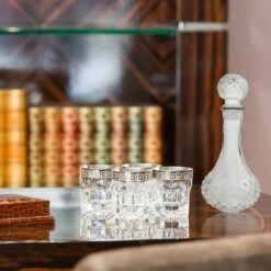 Orange85 Whiskey Karaf 550ml Kristal Luchtdicht Decanteerkaraf -Tafel Benodigdheden Winkel 1000063319 0110