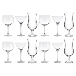 Orange85 Cocktail Glazen Gin Martini Pina Colada Set Van 6