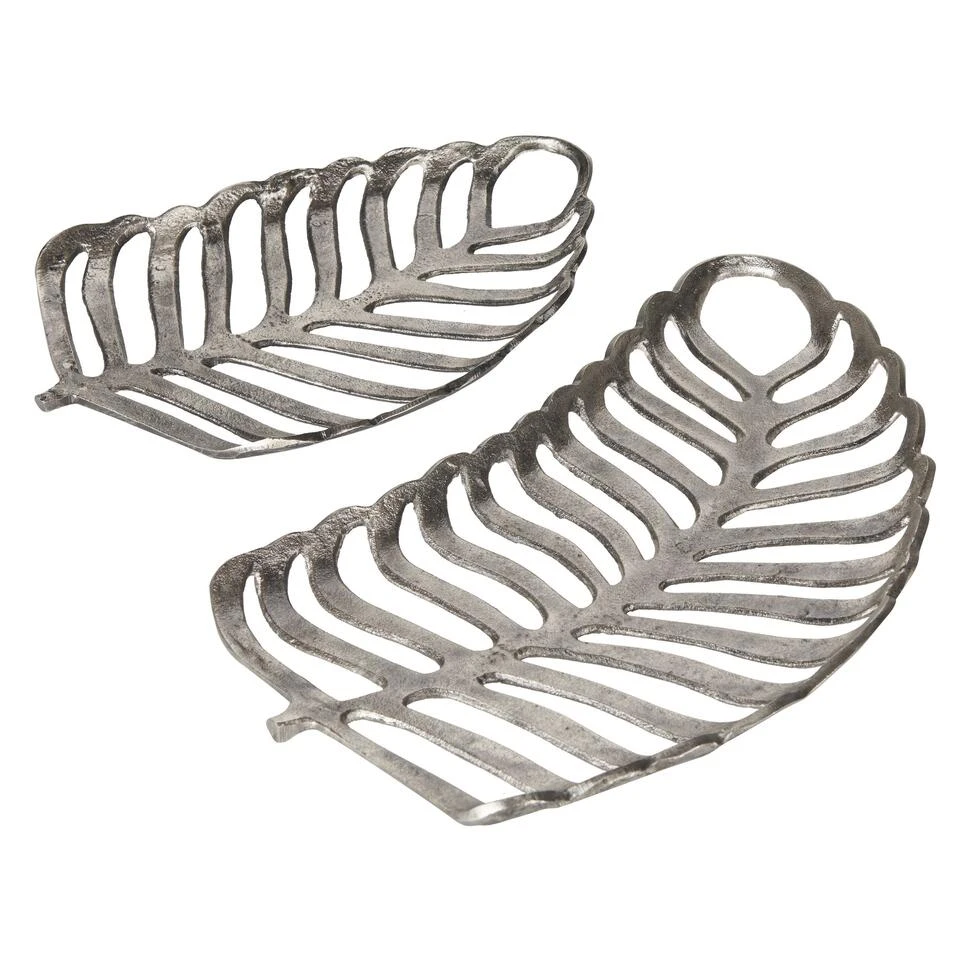 Beliani Decoratieve Schaal AMNISOS - Zilver Aluminium 3 Beliani Decoratieve Schaal AMNISOS - Zilver Aluminium - Afbeelding 3